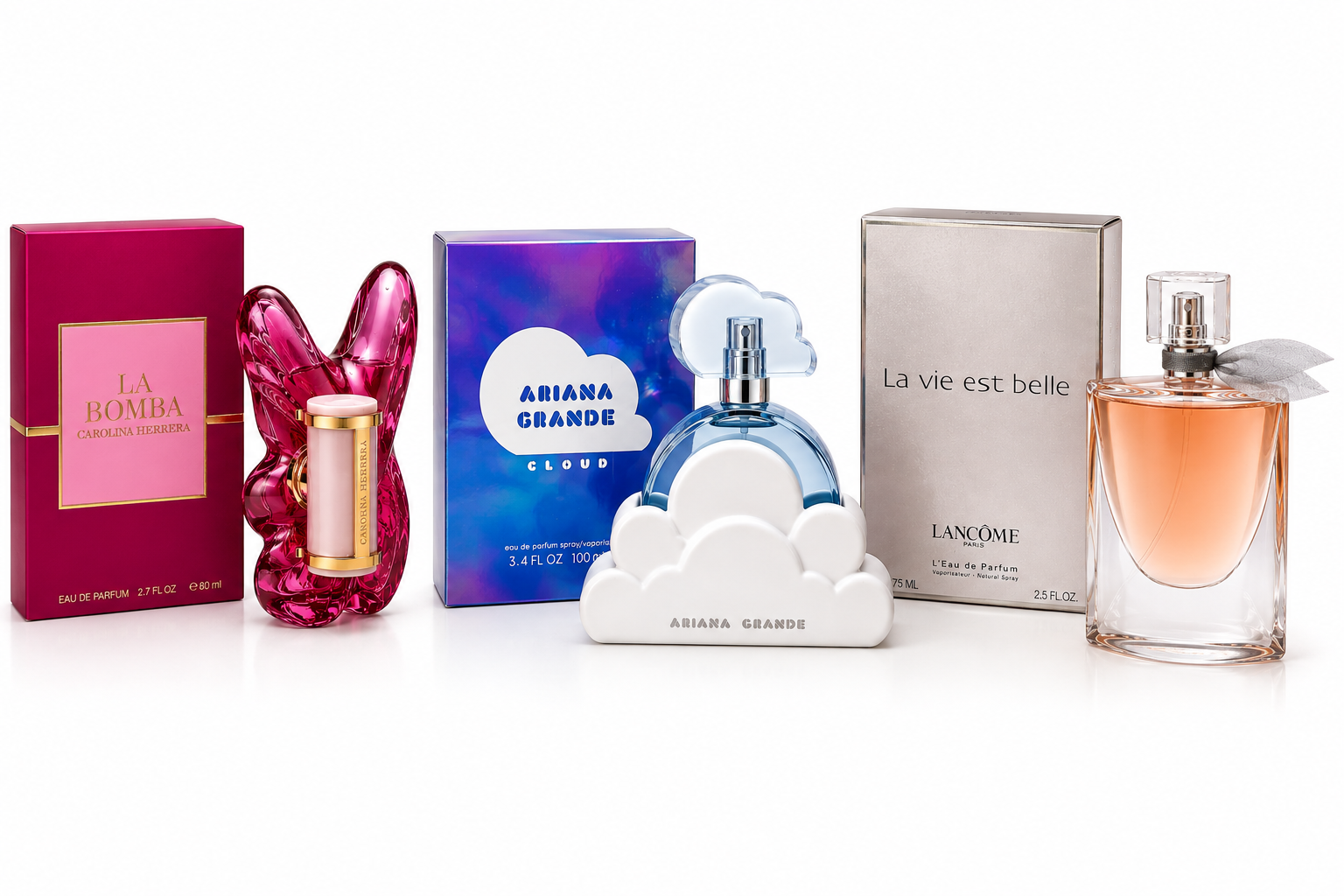 Trío Glamour: Cloud + La Bomba + La Vie Est Belle